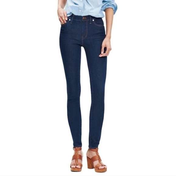 Madewell 9" High-Rise Skinny Jeans in Davis Wash - Picture 1 of 6